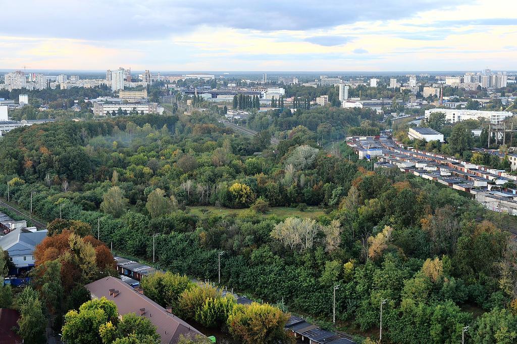 The Sky Loft Appartement Kiev Buitenkant foto