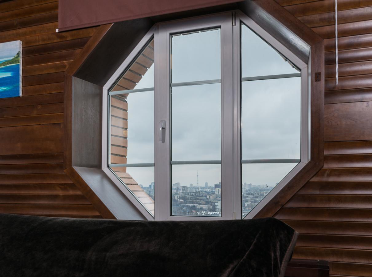 The Sky Loft Appartement Kiev Buitenkant foto